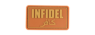 G-FORCE INFIDEL PVC MORALE PATCH (ORANGE)