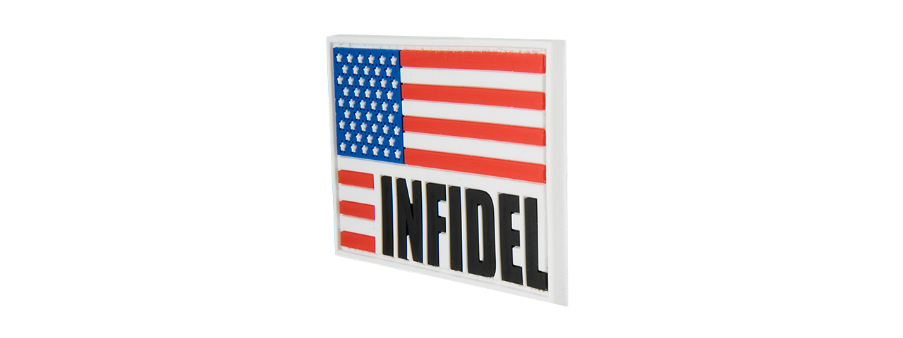 G-FORCE AMERICAN INFIDEL PVC PATCH - Click Image to Close