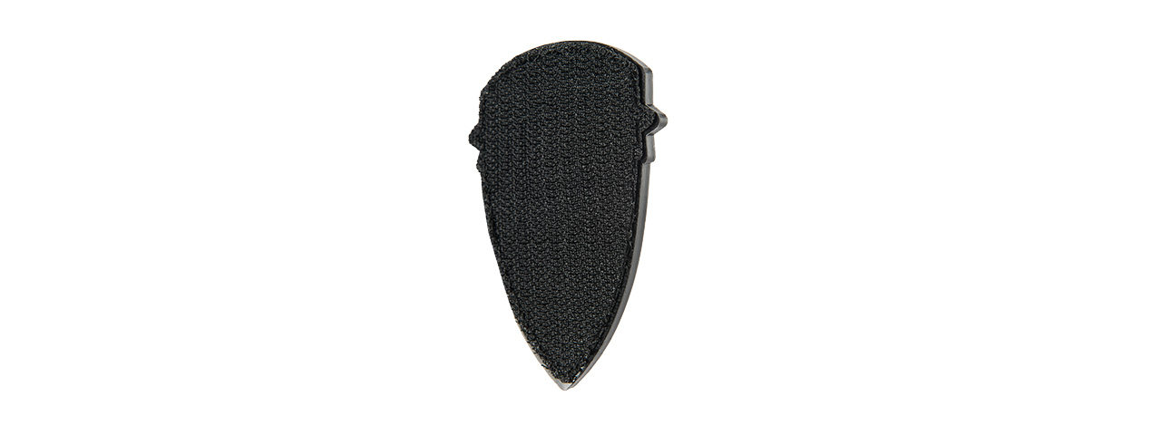 G-FORCE ISIS SLAYER KNIFE AND SKULL PVC MORALE PATCH (BLACK)