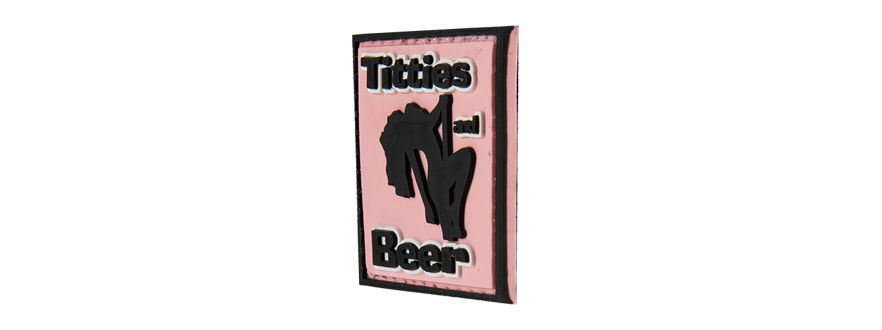 G-FORCE TITTIES AND BEER PVC MORALE PATCH