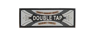 G-FORCE DOUBLE TAP DON'T SHOOT ONCE SHOOT TWICE PVC MORALE PATCH - Click Image to Close