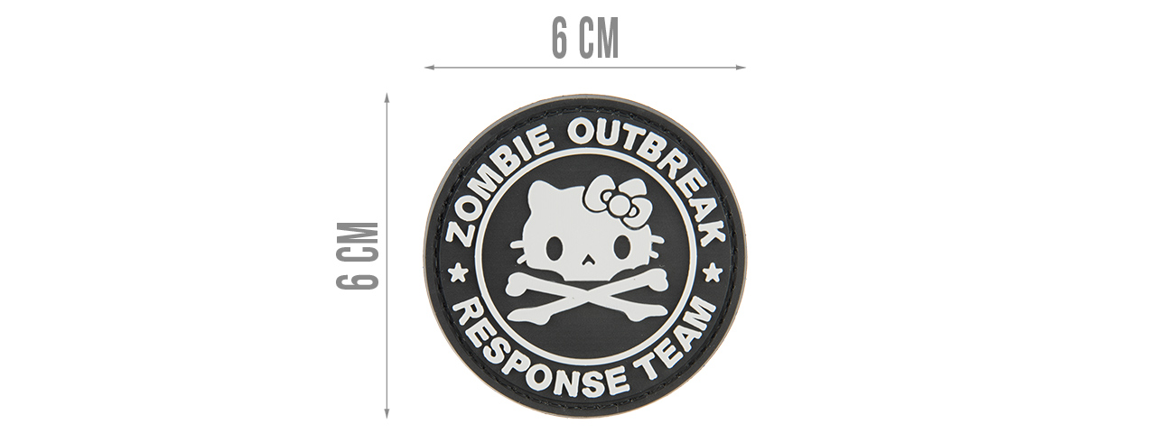 G-FORCE ZOMBIE OUTBREAK RESPONSE TEAM KITTY PVC MORALE PATCH