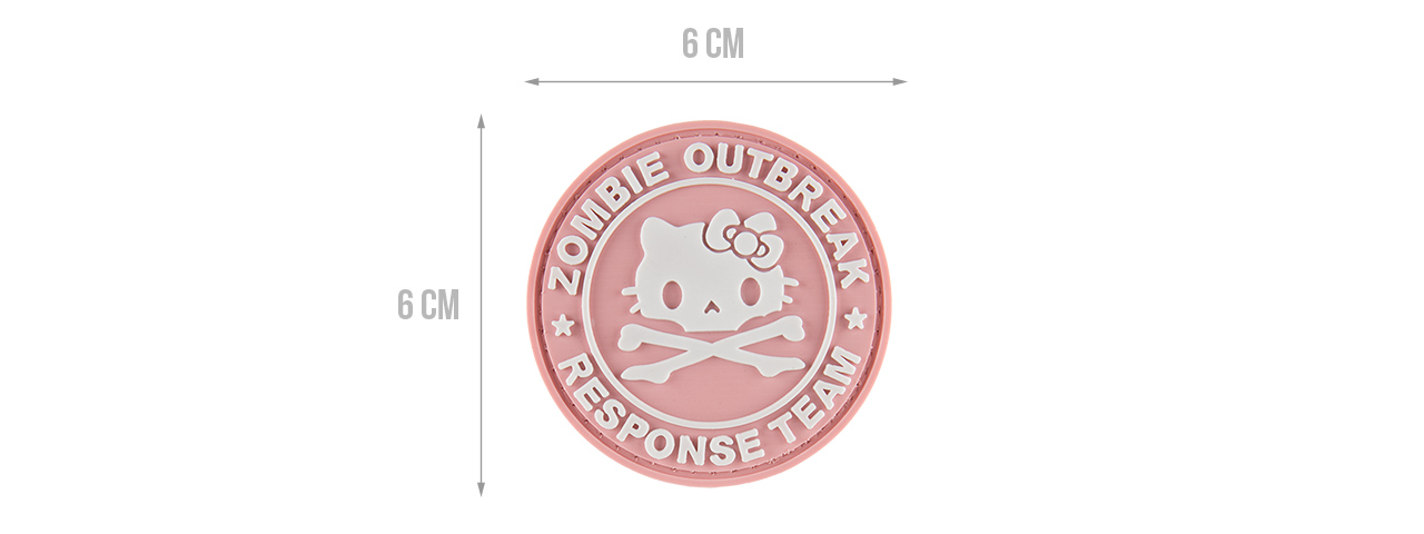 G-FORCE ZOMBIE OUTBREAK RESPONSE TEAM MORALE PATCH (PINK)