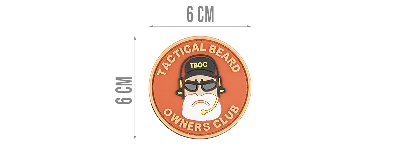 G-FORCE TACTICAL BEARD OWNERS CLUB PVC PATCH - Click Image to Close