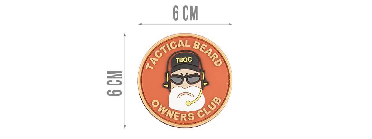 G-FORCE TACTICAL BEARD OWNERS CLUB PVC PATCH