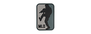 G-FORCE MLD MAJOR LEAGUE DOORKICKER PVC MORALE PATCH (BLACK)