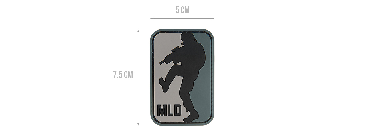 G-FORCE MLD MAJOR LEAGUE DOORKICKER PVC MORALE PATCH (BLACK) - Click Image to Close