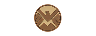 G-FORCE S.H.I.E.L.D. PVC MORALE PATCH (TAN)