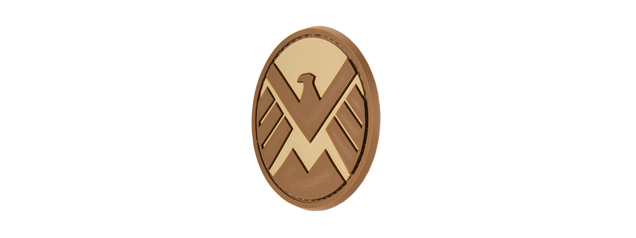 G-FORCE S.H.I.E.L.D. PVC MORALE PATCH (TAN) - Click Image to Close