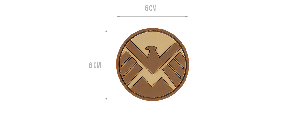 G-FORCE S.H.I.E.L.D. PVC MORALE PATCH (TAN) - Click Image to Close