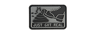 G-FORCE SH*T JUST GOT REAL PVC MORALE PATCH