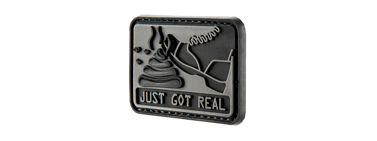 G-FORCE SH*T JUST GOT REAL PVC MORALE PATCH - Click Image to Close