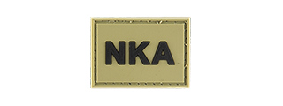 G-FORCE NKA "NO KNOWN ALLERGIES" PVC MORALE PATCH (OD GREEN)