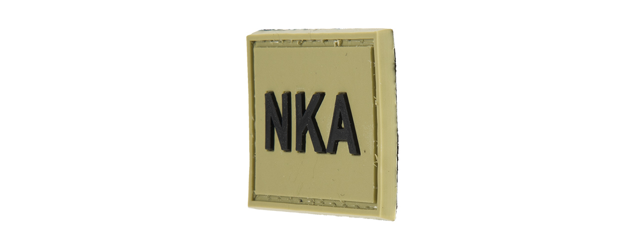 G-FORCE NKA "NO KNOWN ALLERGIES" PVC MORALE PATCH (OD GREEN) - Click Image to Close