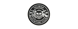 G-FORCE TALIBAN HUNTING CLUB PVC MORALE PATCH (BLACK)