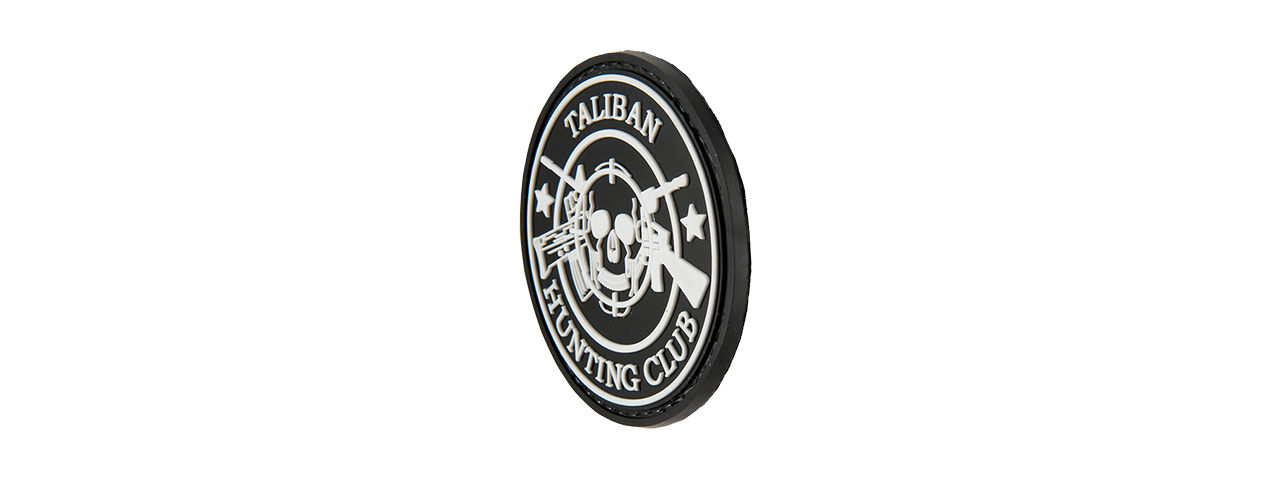 G-FORCE TALIBAN HUNTING CLUB PVC MORALE PATCH (BLACK) - Click Image to Close