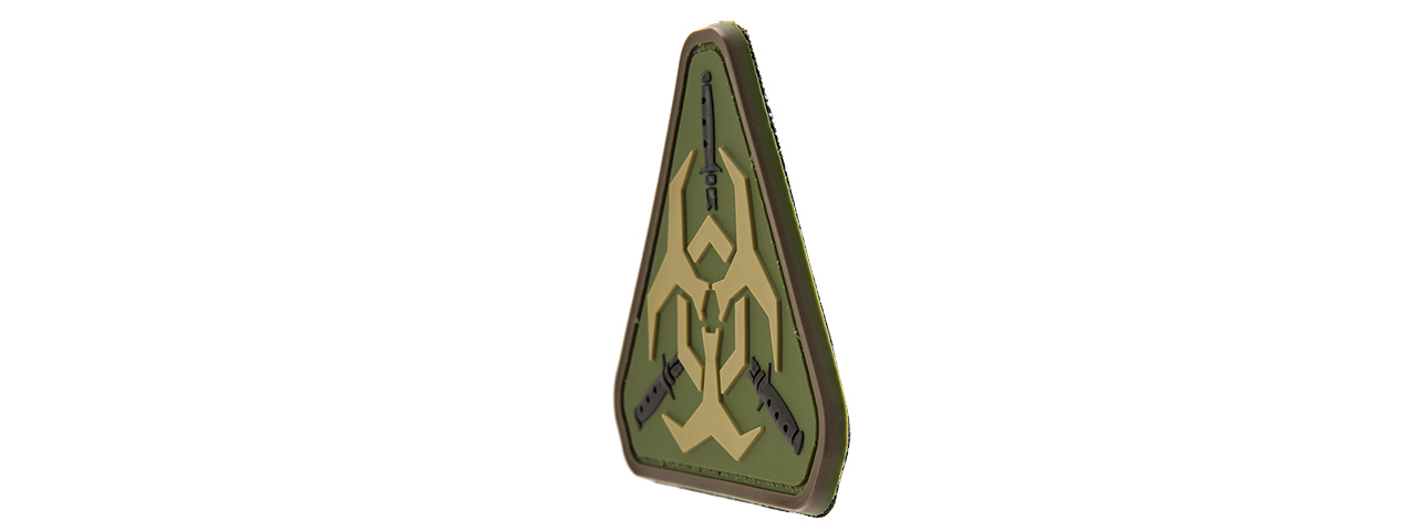 G-FORCE RESIDENT EVIL BIOHAZARD PVC MORALE PATCH (OD GREEN)