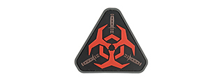 G-FORCE RESIDENT EVIL BIOHAZARD PVC MORALE PATCH (RED)