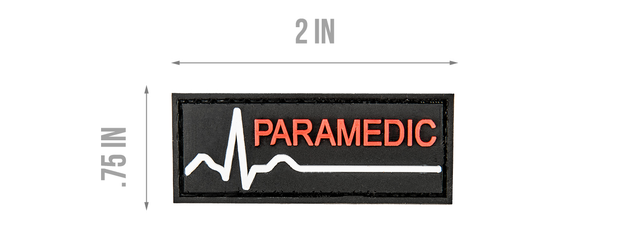 G-Force Paramedic PVC Morale Patch - Click Image to Close