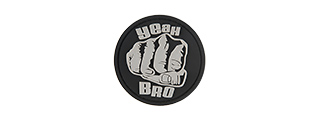 G-FORCE "YEAH BRO" PVC MORALE PATCH (BLACK)