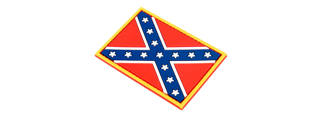 G-Force Confederate "Rebel" Battle Flag PVC Morale Patch - Click Image to Close