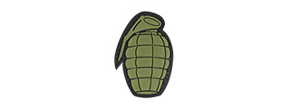 G-FORCE GRENADE PVC MORALE PATCH (OD GREEN)