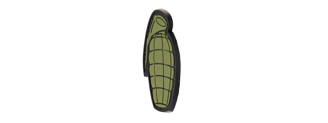 G-FORCE GRENADE PVC MORALE PATCH (OD GREEN)
