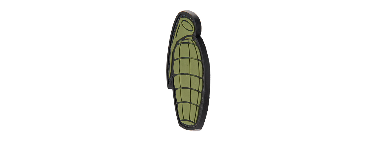 G-FORCE GRENADE PVC MORALE PATCH (OD GREEN) - Click Image to Close