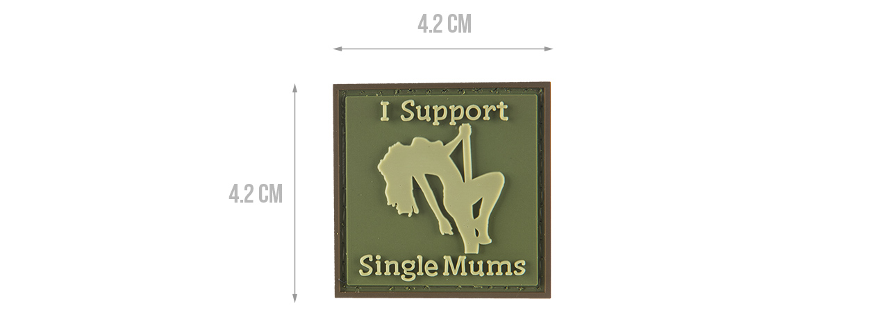 G-FORCE I SUPPORT SINGLE MUMS PVC MORALE PATCH