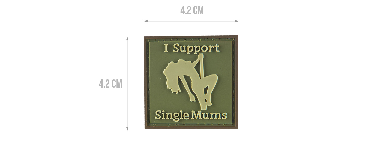 G-FORCE I SUPPORT SINGLE MUMS PVC MORALE PATCH - Click Image to Close