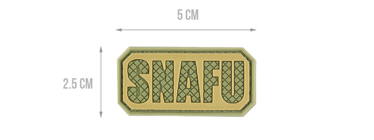G-FORCE S.N.A.F.U. PVC MORALE PATCH - Click Image to Close