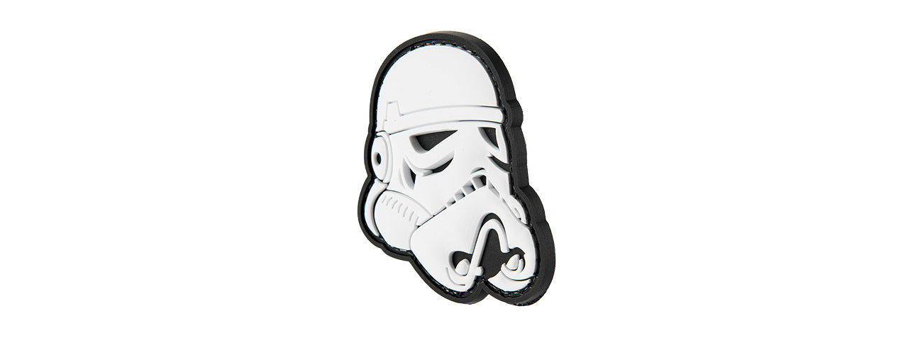 G-FORCE STAR WARS STORMTROOPER HELMET PVC PATCH (BLACK) - Click Image to Close