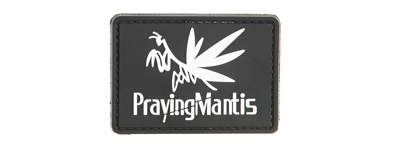 G-FORCE PRAYING MANTIS PVC MORALE PATCH (BLACK)