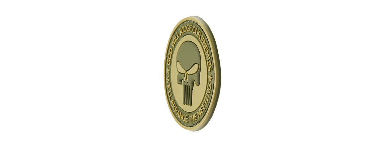 G-FORCE PUNISHER ENEMIES PVC MORALE PATCH (OD GREEN) - Click Image to Close