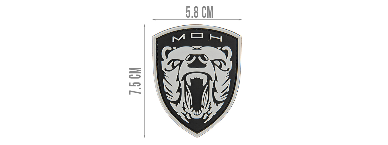 G-FORCE MEDAL OF HONOR : MOH GRIZZLY PVC MORALE PATCH - Click Image to Close