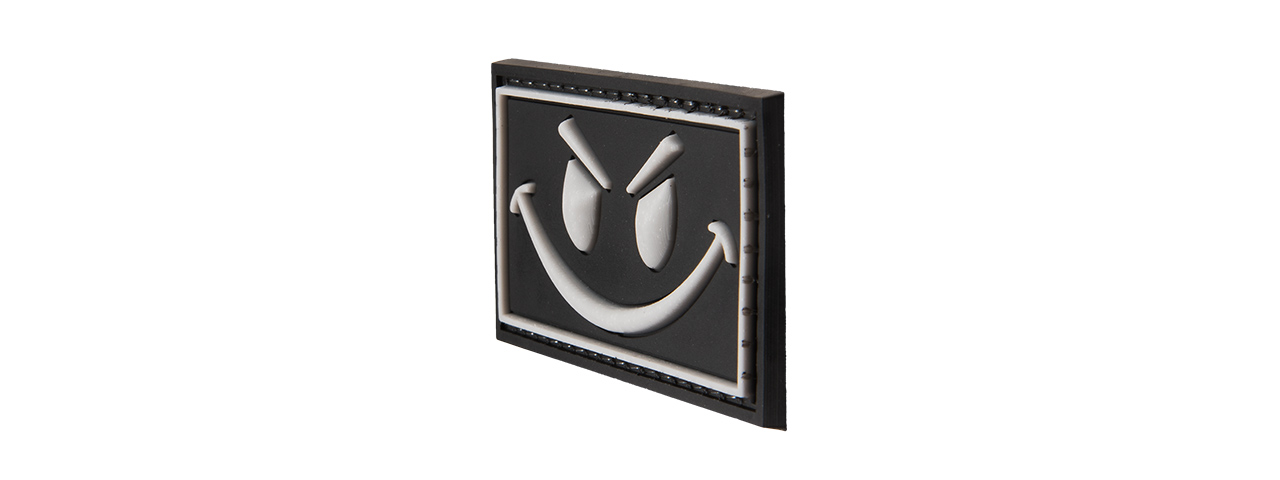 G-FORCE DARK EVIL SMILE PVC MORALE PATCH (BLACK)