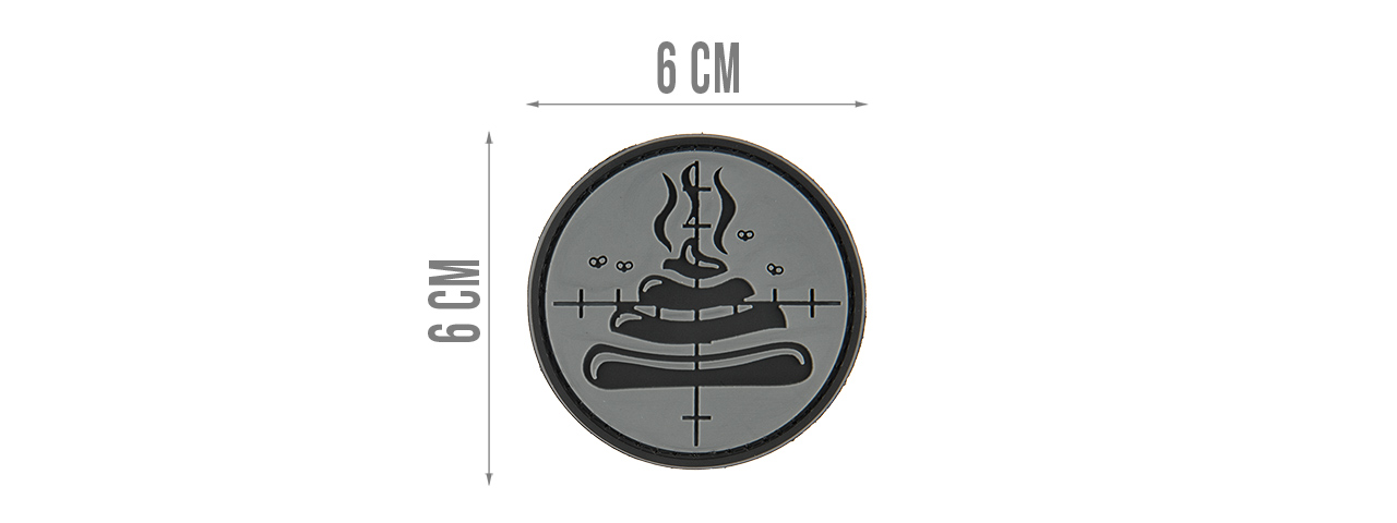 G-FORCE SHI**Y AIM PATCH (GRAY) - Click Image to Close