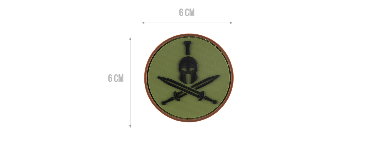 G-FORCE SPARTAN INSIGNIA PVC MORALE PATCH - Click Image to Close