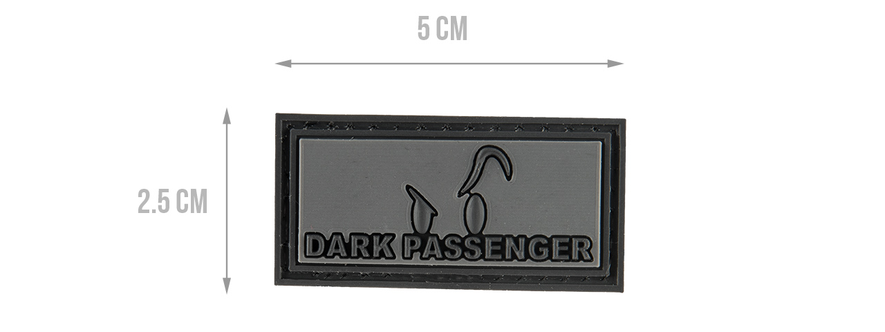 G-FORCE DARK PASSENGER PVC MORALE PATCH - Click Image to Close