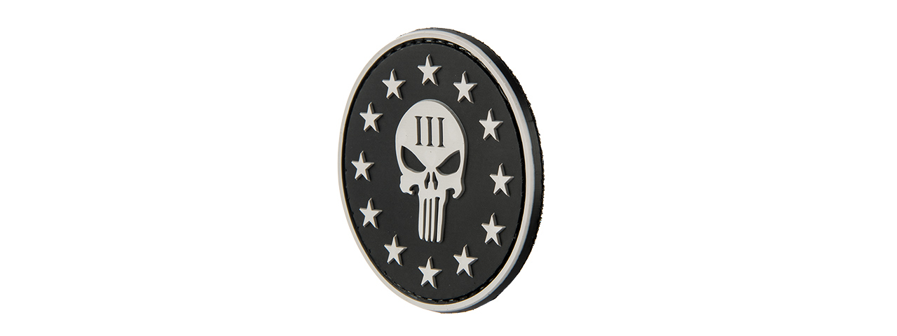 G-FORCE PUNISHER 3 PERCENTER PATCH (BLACK) - Click Image to Close