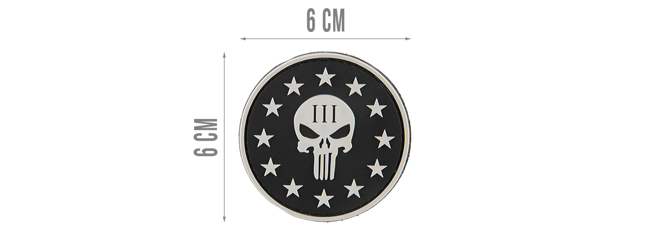 G-FORCE PUNISHER 3 PERCENTER PATCH (BLACK)