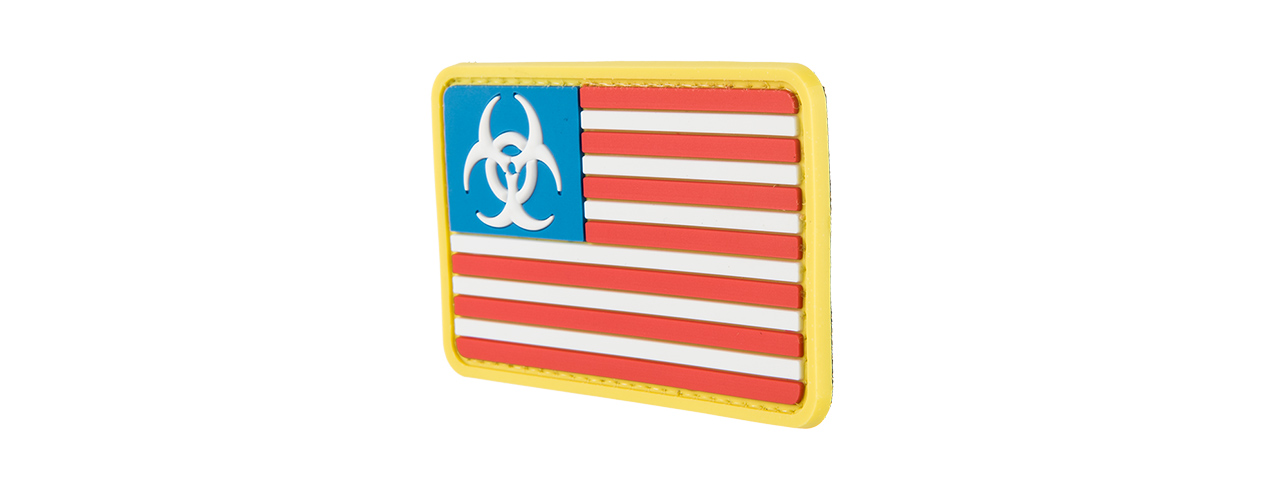 G-FORCE BIOHAZARD US FLAG PVC MORALE PATCH - Click Image to Close