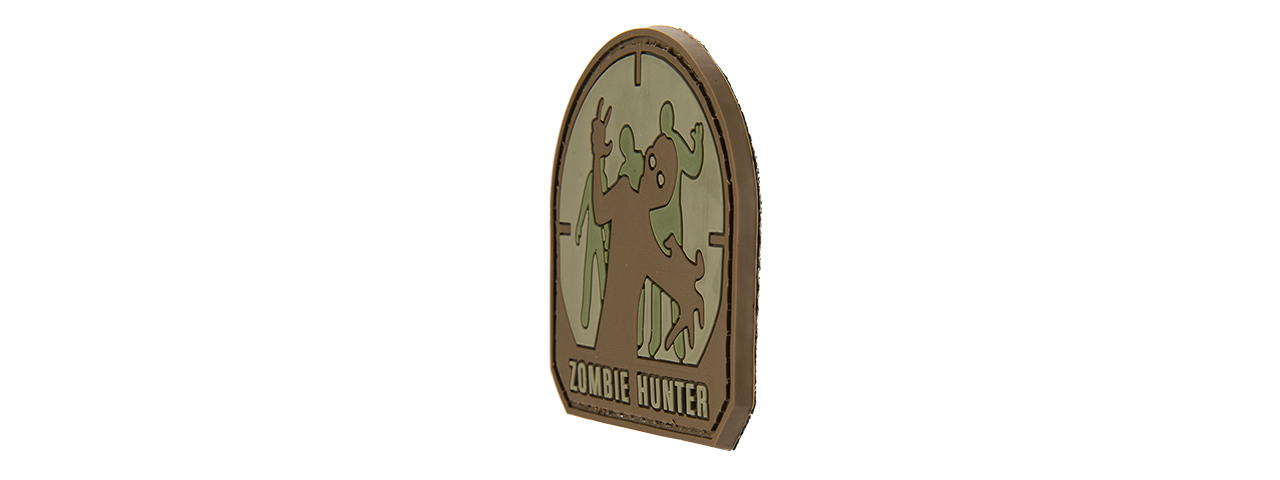 G-FORCE ZOMBIE HUNTER PVC MORALE - SMALL (BROWN) - Click Image to Close