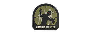 G-FORCE ZOMBIE HUNTER PVC MORALE PATCH - SMALL (OD GREEN)