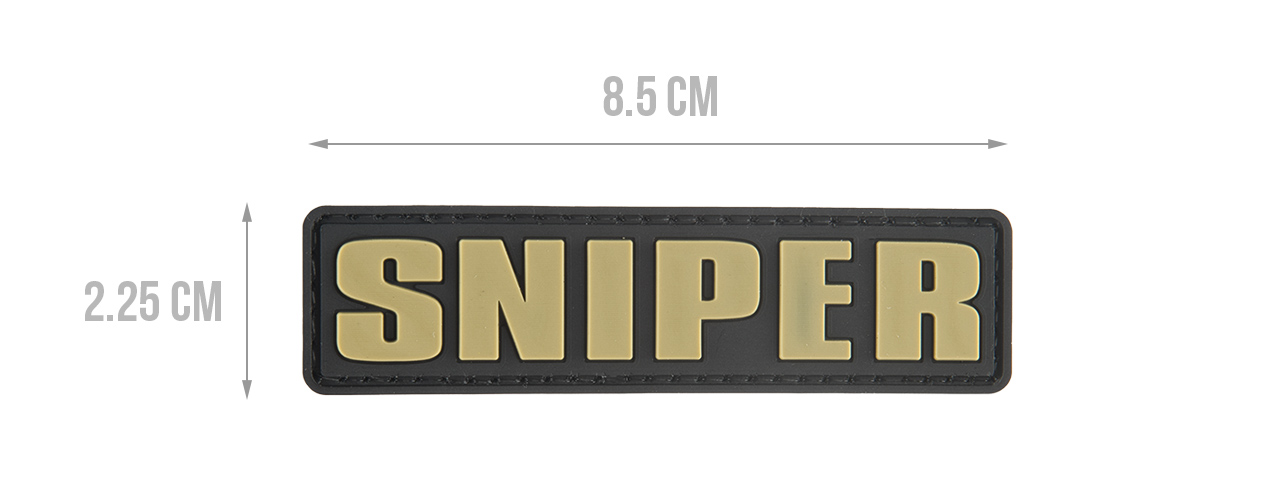 G-FORCE SNIPER PVC MORALE PATCH - Click Image to Close