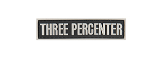 G-FORCE THREE PERCENTER MORALE PATCH (BLACK)