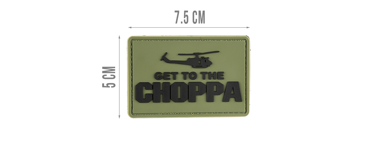 G-FORCE GET TO THE CHOPPA PVC MORALE PATCH