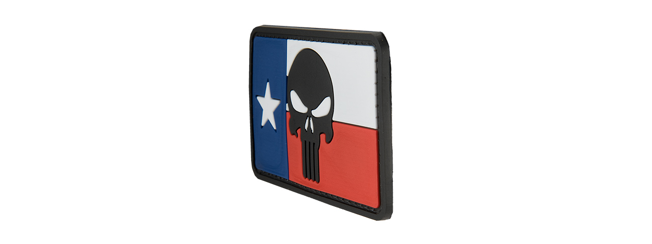G-FORCE THE TEXAN PUNISHER PVC PATCH (RED/WHITE/BLUE) - Click Image to Close