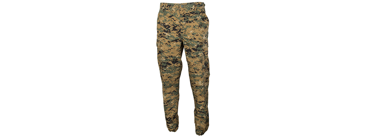 PROPPER UNIFORM RIPSTOP REINFORCED MILSPEC BDU PANTS MEDIUM - (WOODLAND DIGITAL)