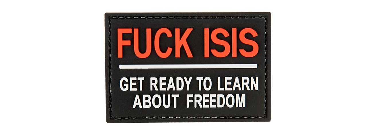 G-Force Get Ready to Learn About Freedom PVC Morale Patch - Click Image to Close